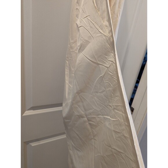 Chinese Wedding Cloak Traditional Cape Embroidered Beaded Ivory Shawl Xiuhe Veil - Picture 8 of 10